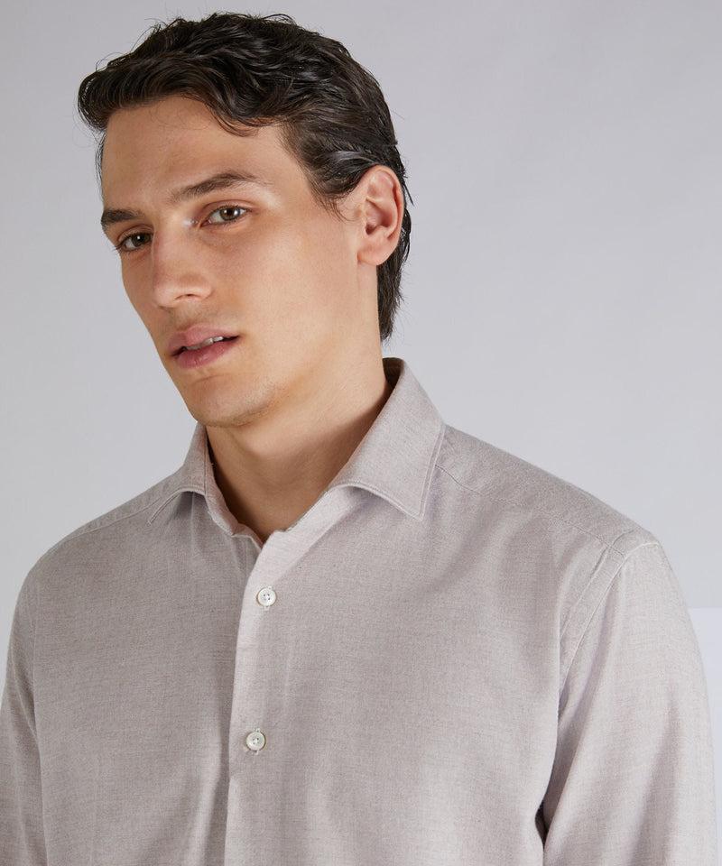 Slowear Camicia regular fit in flanella Prezzo di fabbrica