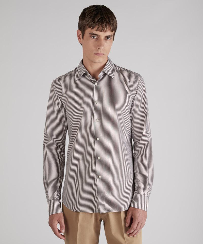 Slowear Camicia slim fit in cotone Flash Sale
