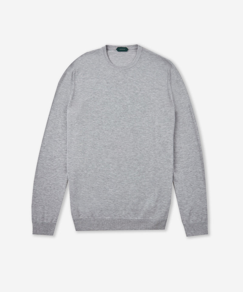 Slowear Girocollo slim fit in cotone crêpe certificato Cyber Monday