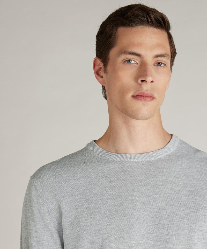 Slowear Girocollo slim fit in cotone crêpe certificato Cyber Monday