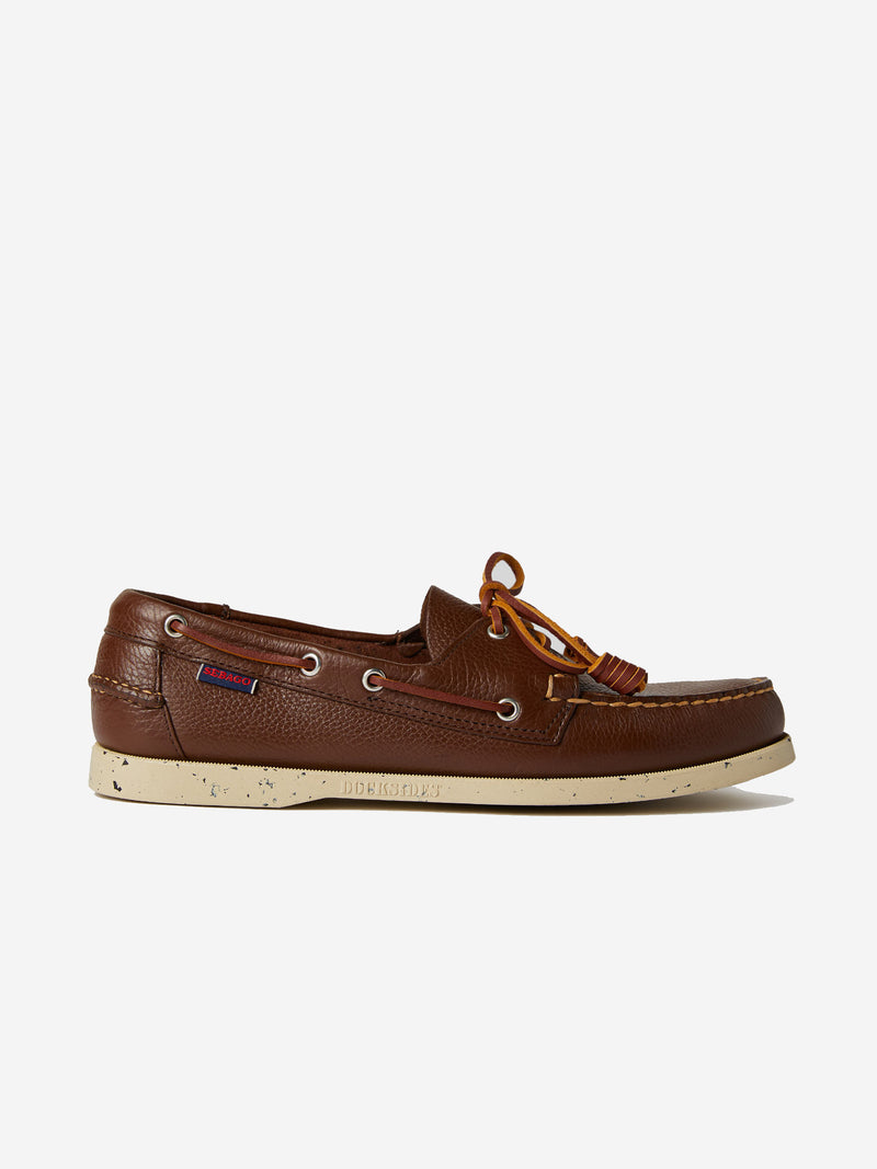 Slowear Scarpa da barca in pelle martellata Latest fashion