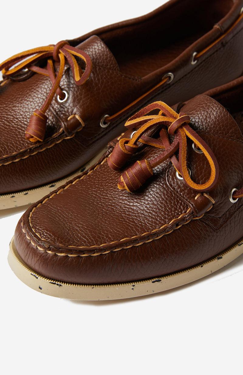 Slowear Scarpa da barca in pelle martellata Latest fashion