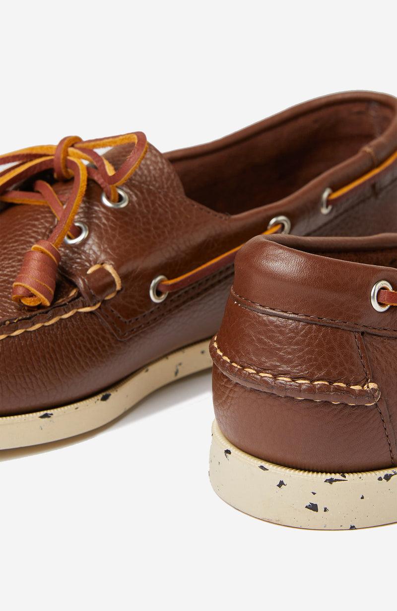 Slowear Scarpa da barca in pelle martellata Latest fashion