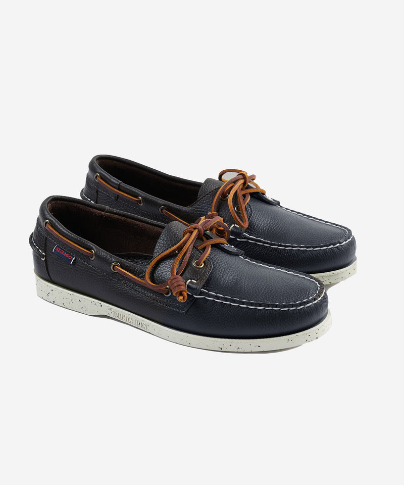 Slowear Scarpa da barca in pelle martellata Offerte esclusive
