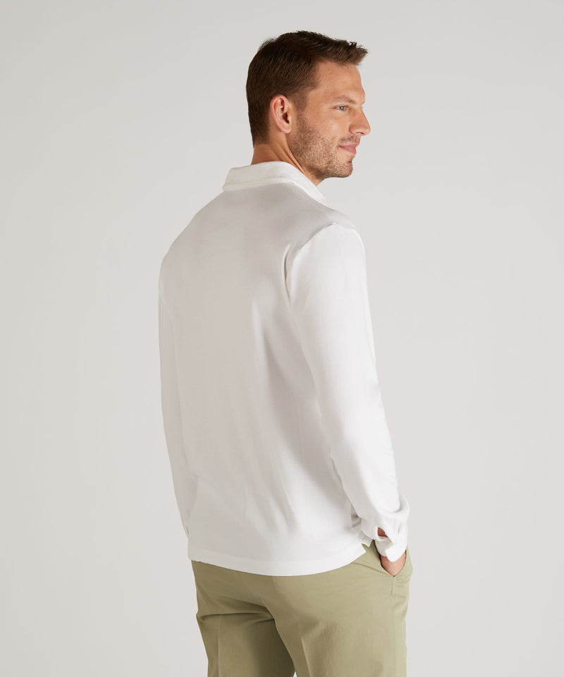 Slowear Polo slim fit in cotone Interlock certificato Lightning offer