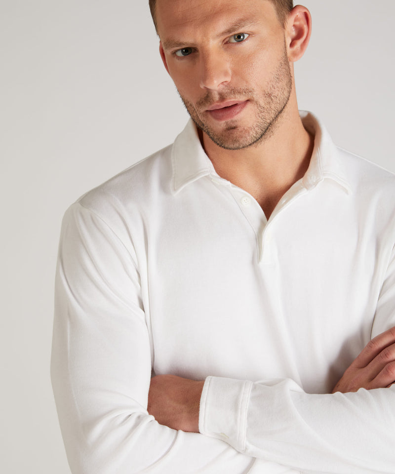Slowear Polo slim fit in cotone Interlock certificato Lightning offer