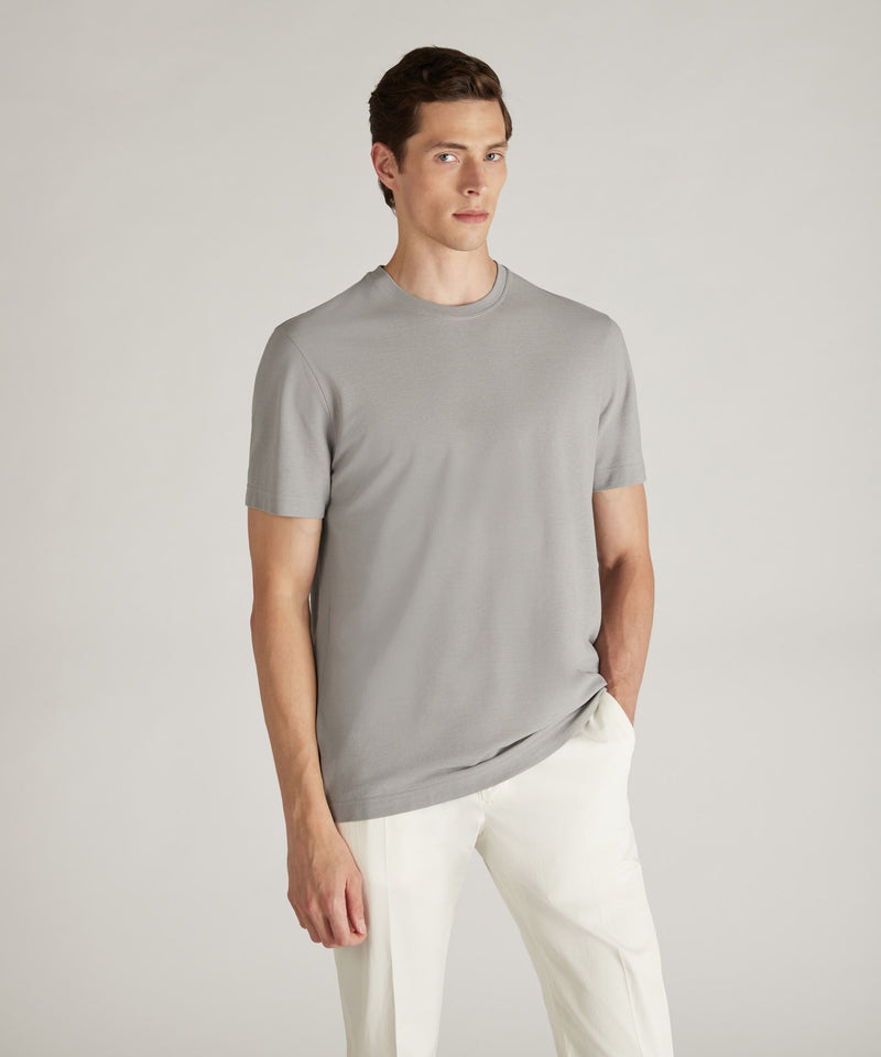 Slowear T-shirt slim fit in IceCotton organico Esporta salva