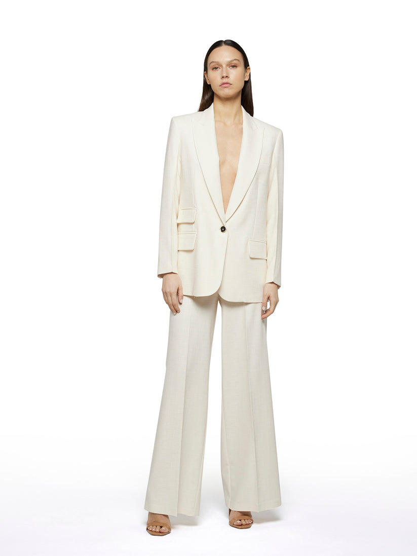 Space Simona Corsellini Pantalone ampio in tramato luxury Saldi