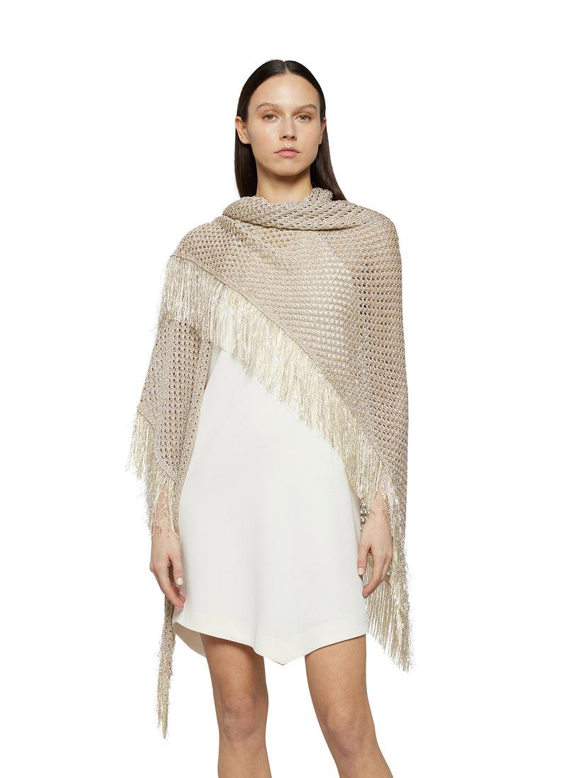 Space Simona Corsellini Scialle in crochet lurex Italia