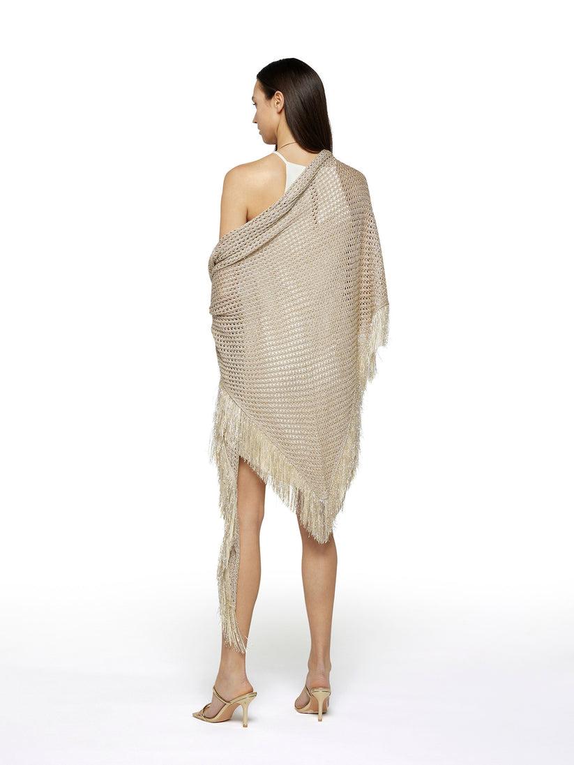 Space Simona Corsellini Scialle in crochet lurex Italia