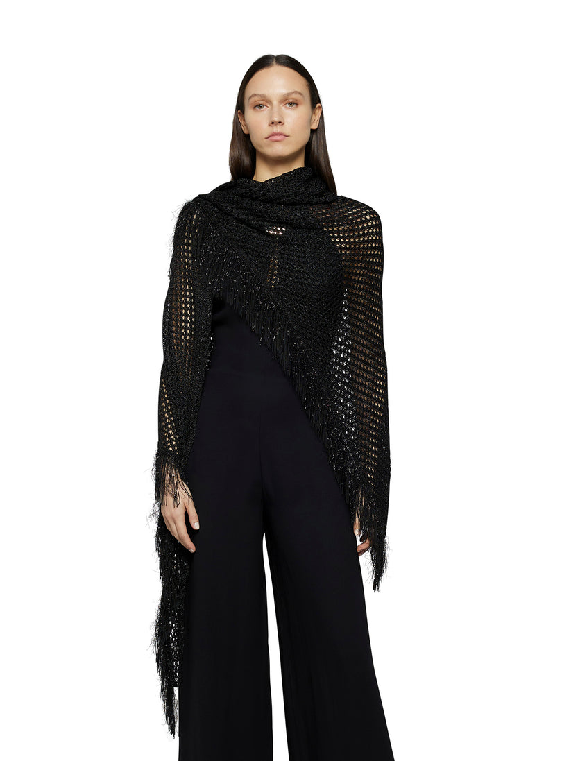 Space Simona Corsellini Scialle in crochet lurex Vendita