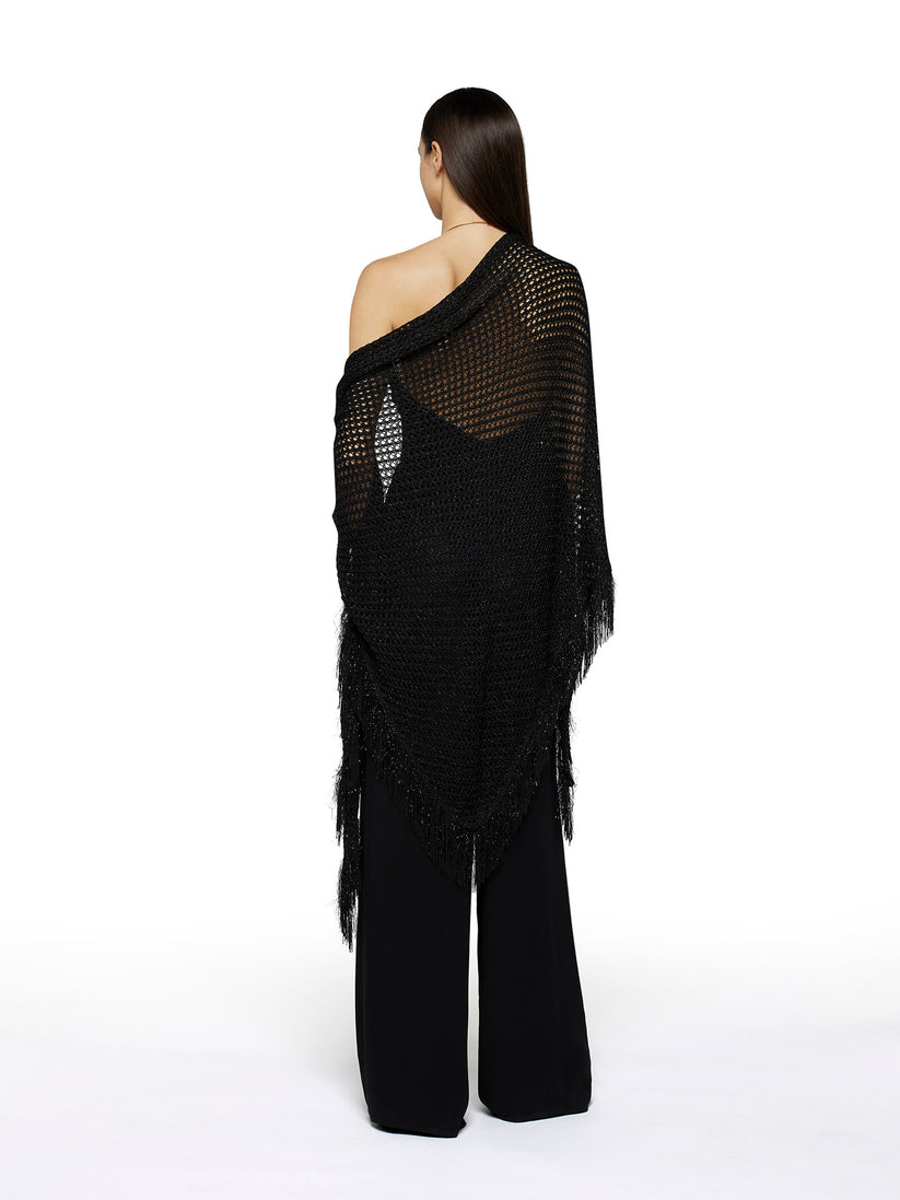 Space Simona Corsellini Scialle in crochet lurex Vendita