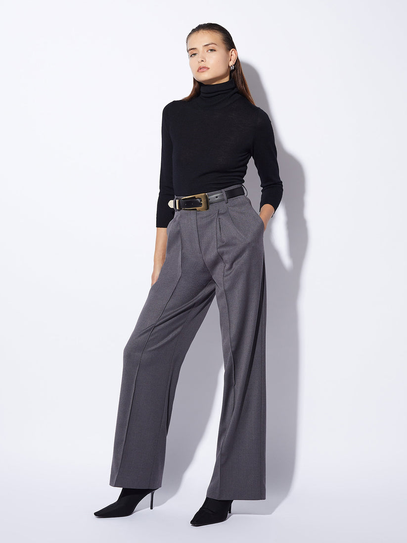 Space Simona Corsellini Pantalone largo con doppie pinces frontali Promozione