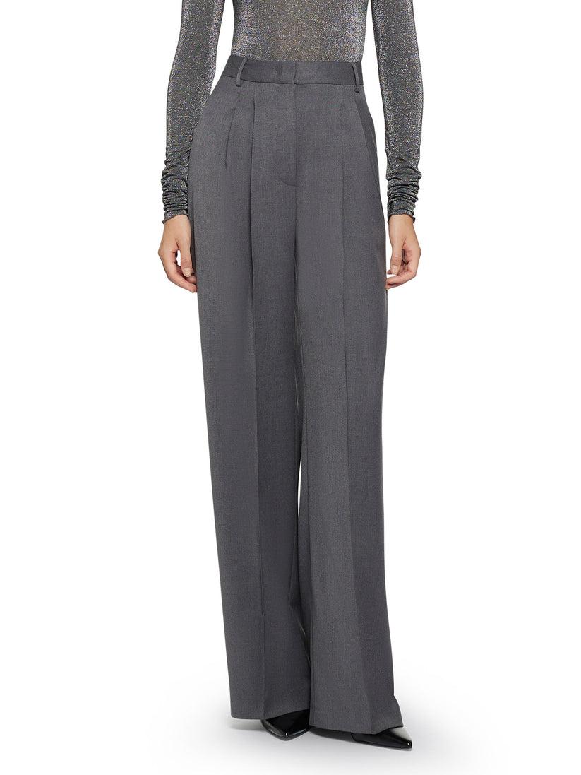 Space Simona Corsellini Pantalone largo con doppie pinces frontali Promozione