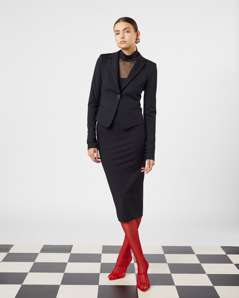 Space Simona Corsellini Giacca ultrafitted con riprese Consegna Veloce