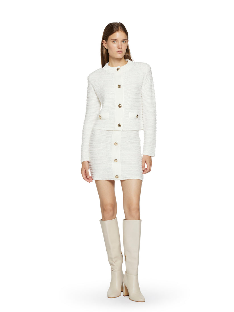 Space Simona Corsellini Minigonna in chanel tricot Convenienza