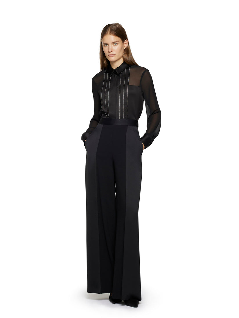 Space Simona Corsellini Pantalone in enver satin Offerte