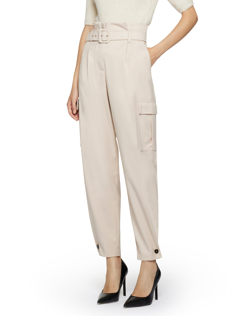 Space Simona Corsellini Pantalone cargo con cintura Nuova