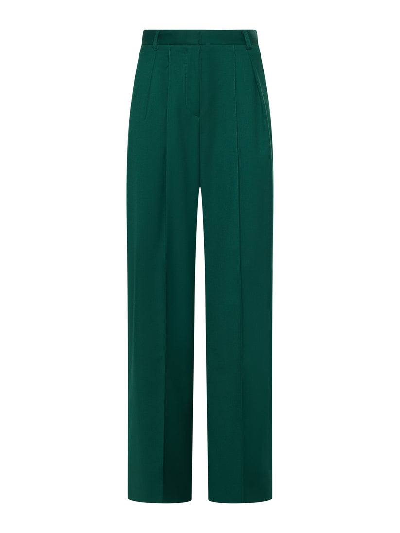 Space Simona Corsellini Pantalone largo con doppie pinces frontali Pezzi Unici