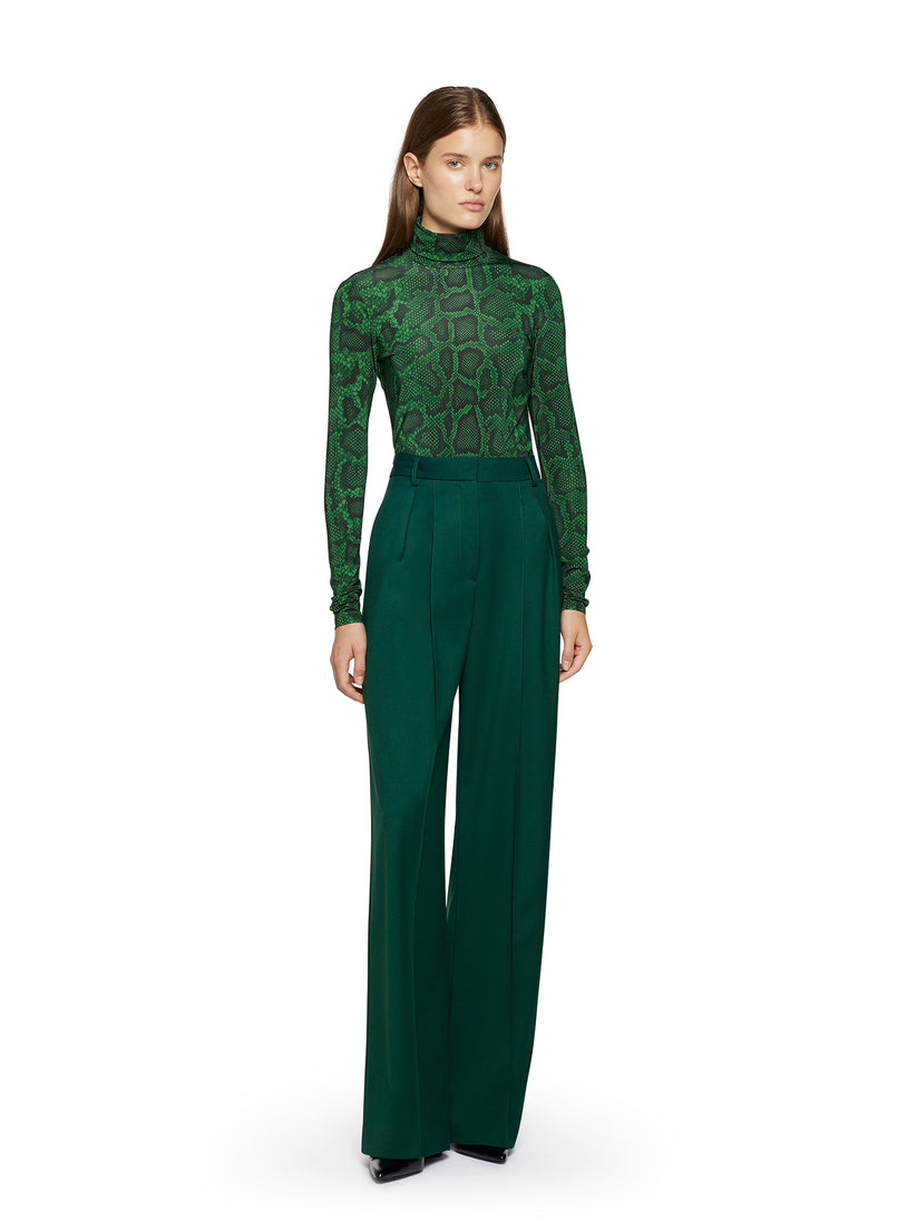Space Simona Corsellini Pantalone largo con doppie pinces frontali Pezzi Unici