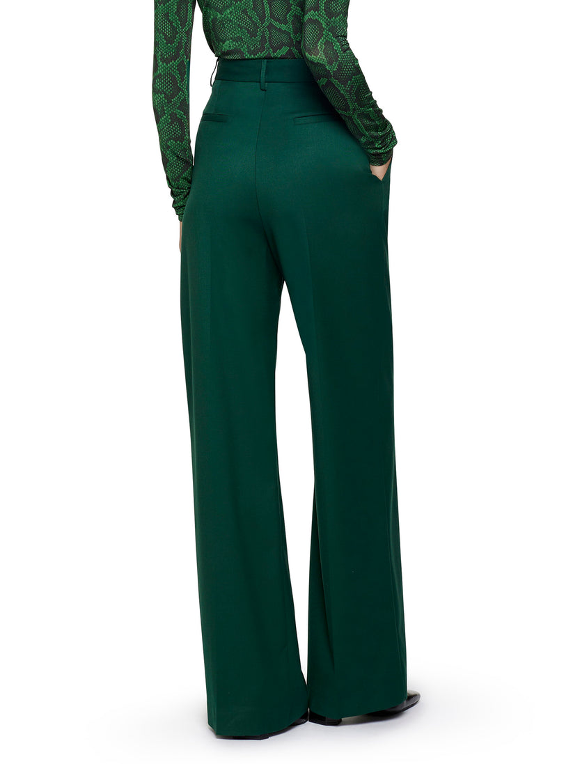 Space Simona Corsellini Pantalone largo con doppie pinces frontali Pezzi Unici