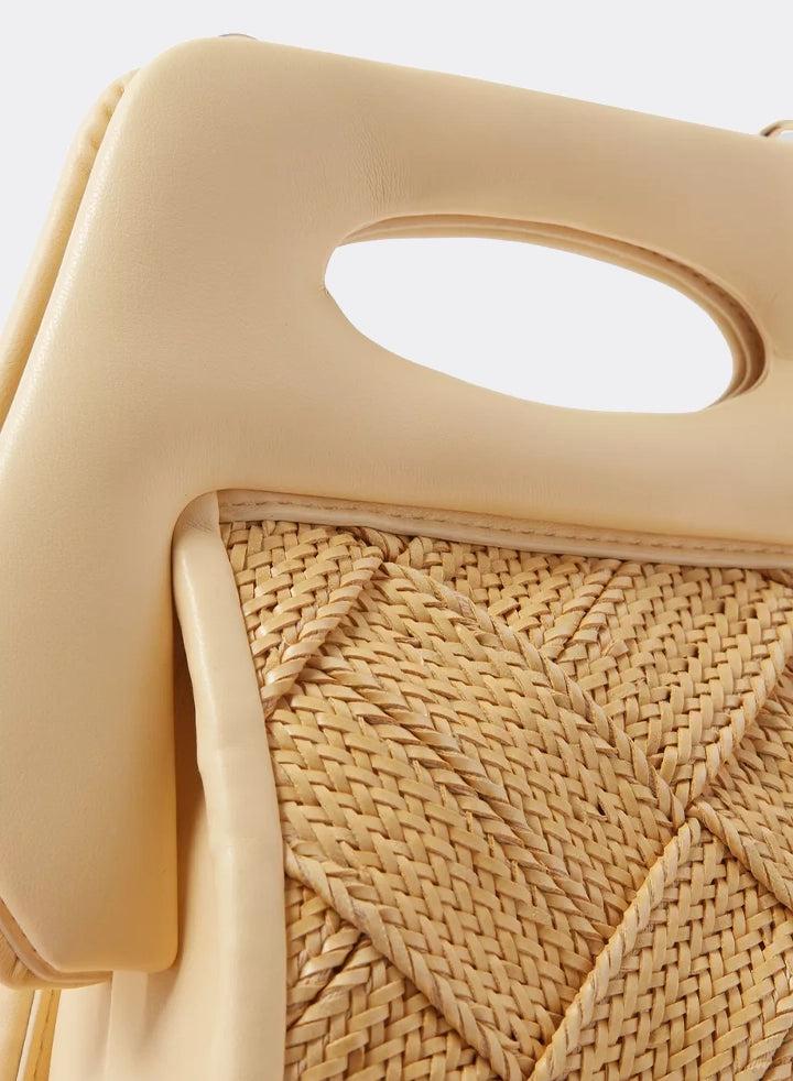 Themoirè CLORI WEAVED STRAW CANARY Italy