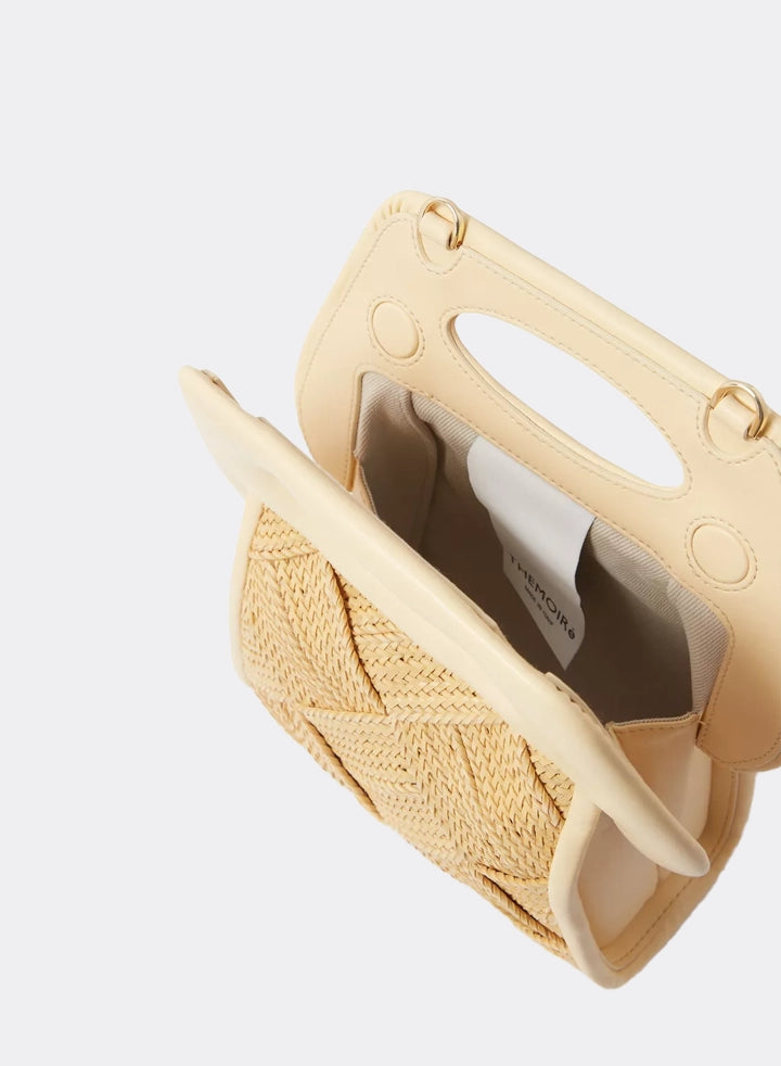 Themoirè CLORI WEAVED STRAW CANARY Italy