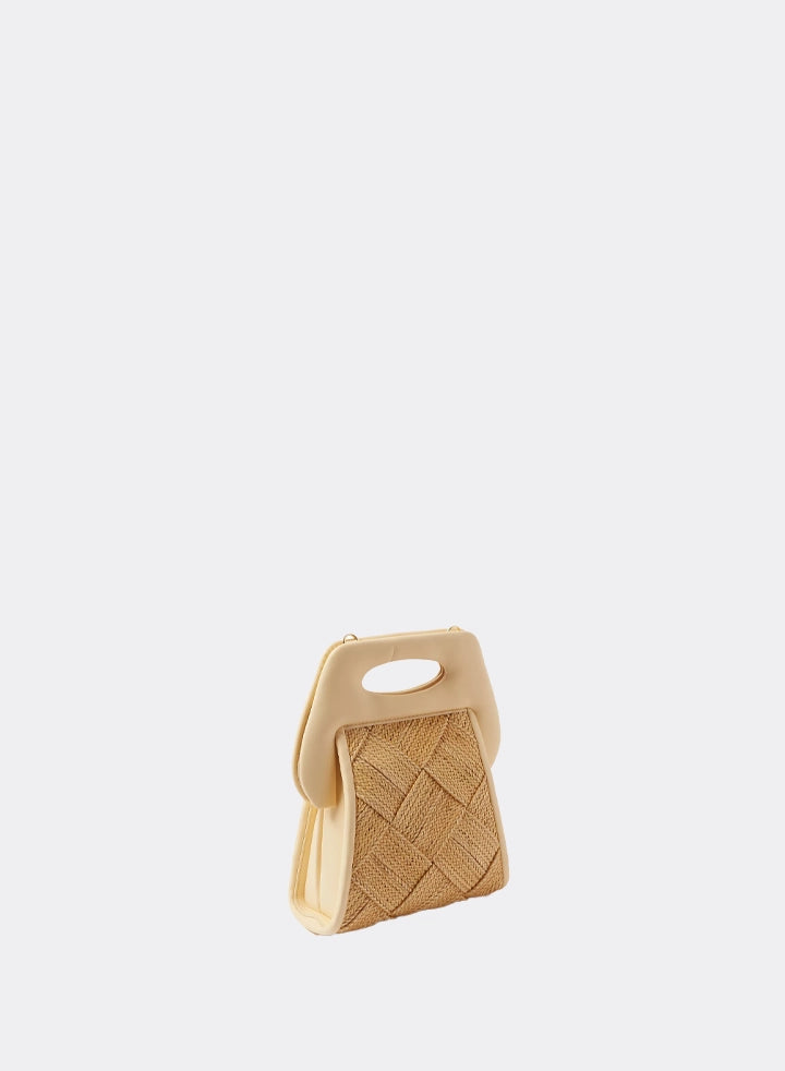 Themoirè CLORI WEAVED STRAW CANARY Italy