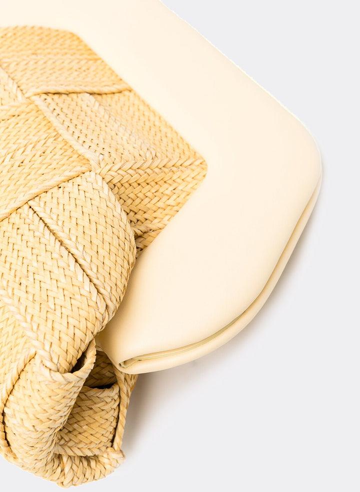 Themoirè TIA WEAVED STRAW CANARY Italia