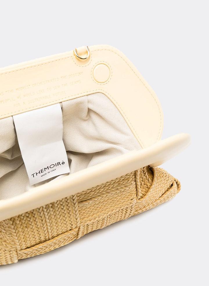 Themoirè TIA WEAVED STRAW CANARY Italia