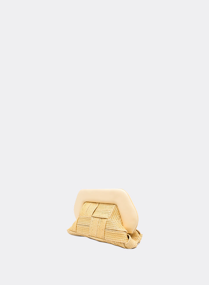 Themoirè TIA WEAVED STRAW CANARY Italia