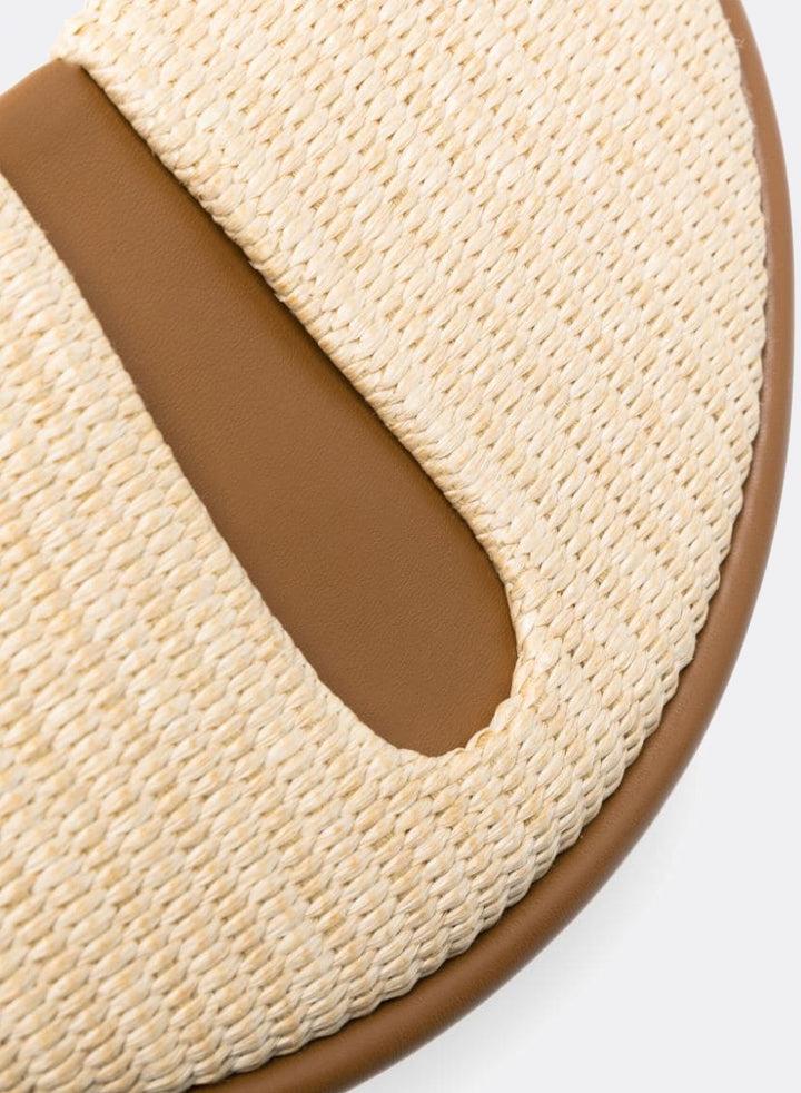 Themoirè EBE STRAW SHELL/CARAMEL Spedizione Gratuita