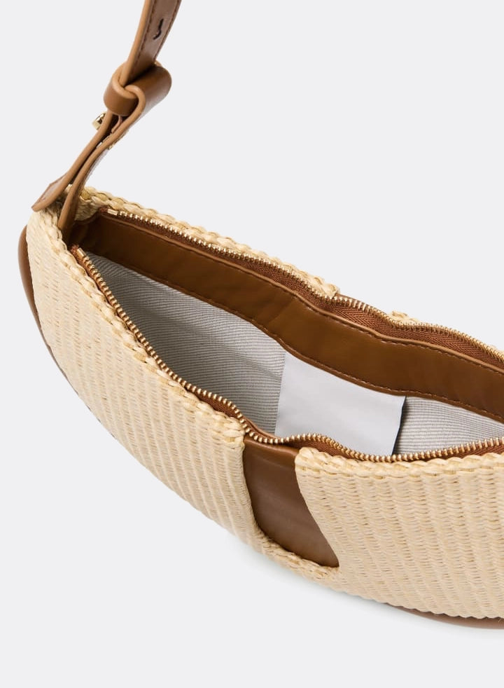 Themoirè EBE STRAW SHELL/CARAMEL Spedizione Gratuita