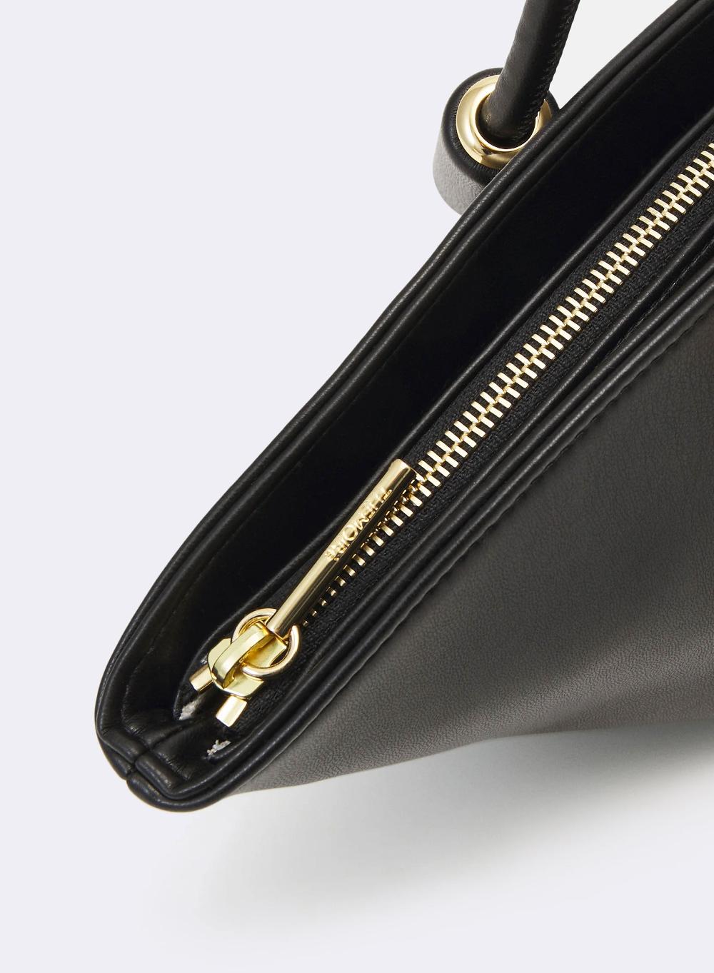 Themoirè OLIMPIA VEGAN FABRIC BLACK Saldi Di Fabbrica