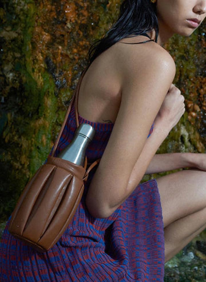 Themoirè AMPHORA VEGAN FABRIC MARINO Vendite Flash