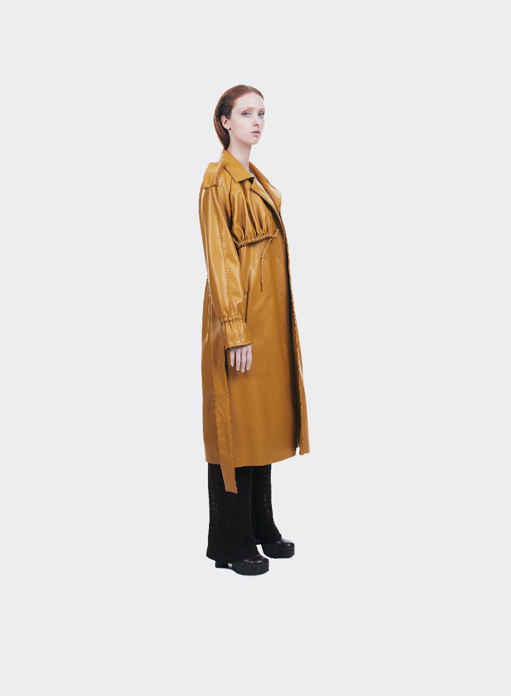 Themoirè TRENCH VEGAN OCHRE Italy