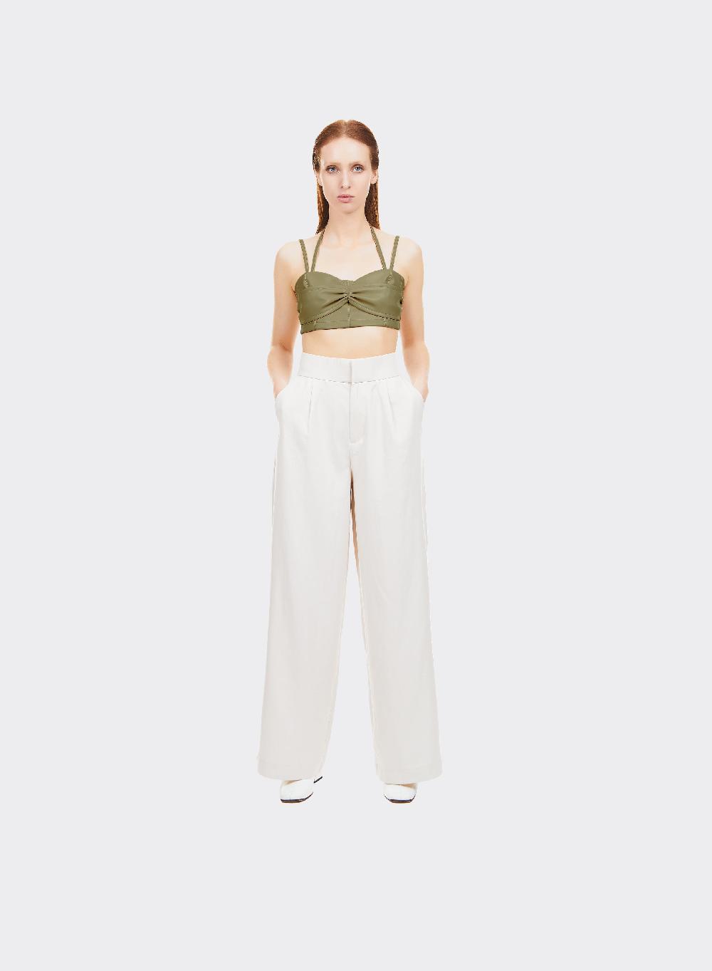 Themoirè BRALETTE VEGAN FABRIC MILITARY 2025