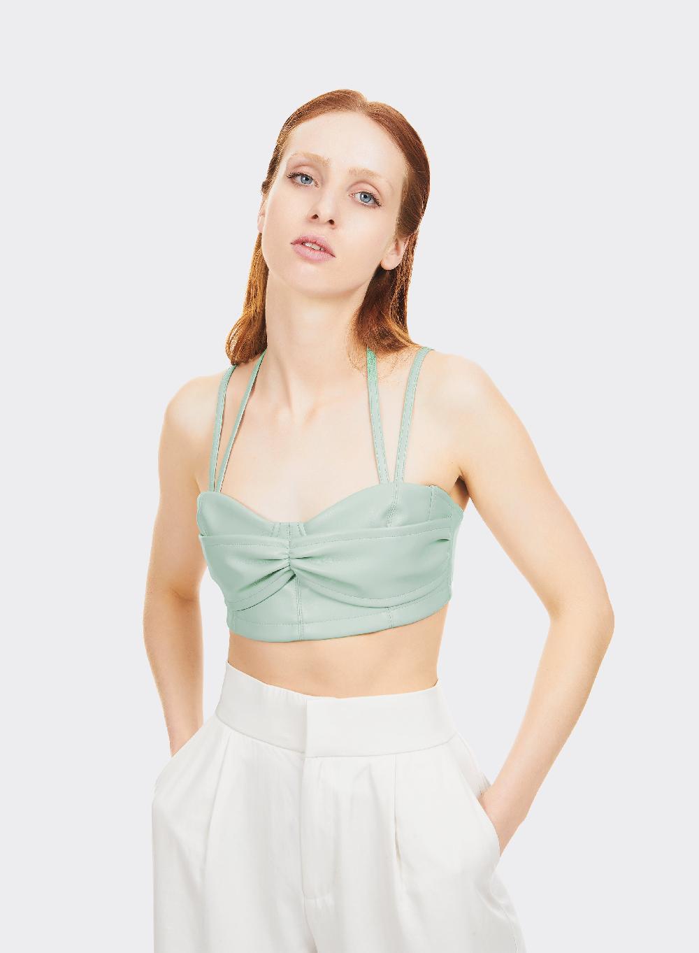 Themoirè BRALETTE VEGAN FABRIC MINT