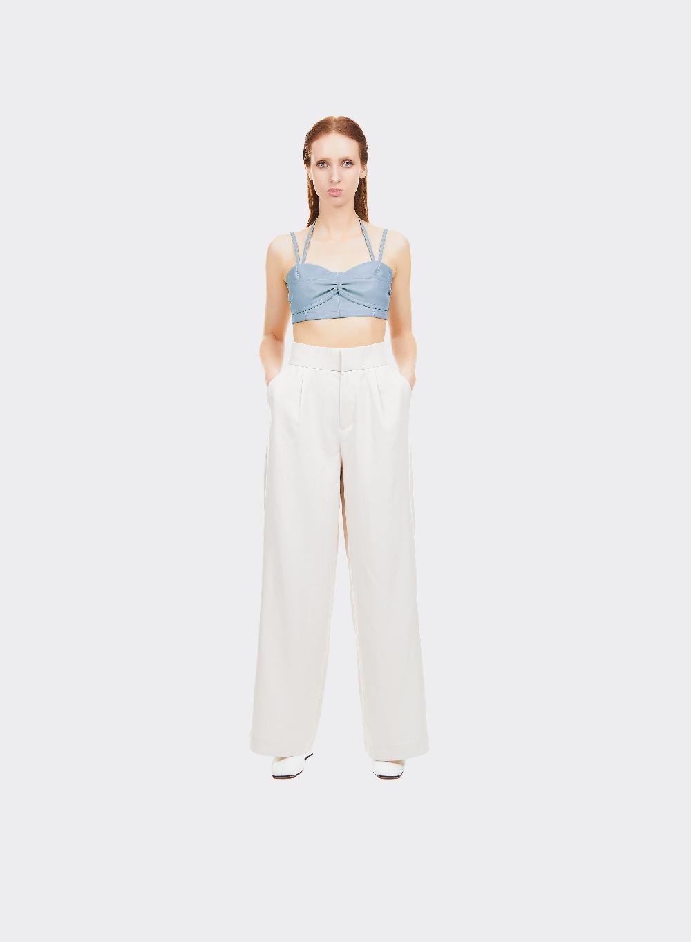 Themoirè BRALETTE VEGAN FABRIC LIGHT BLUE Spedizione Gratuita
