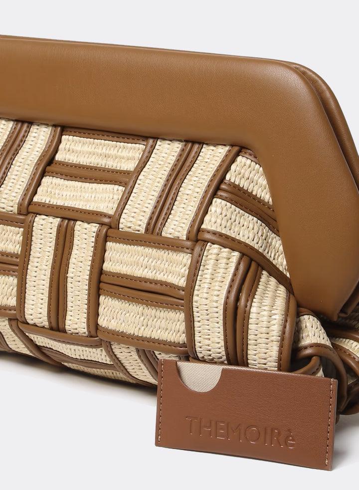 Themoirè BIOS WEAVED STRAW SHELL / CARAMEL Vendita Calda
