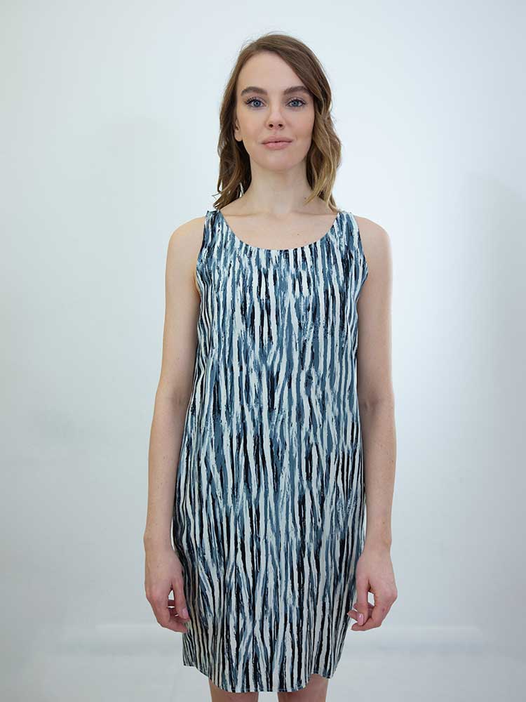Tricot à Porter ABITO OVETTO FANTASIA SCOLLO CANOTTA Shopping Online