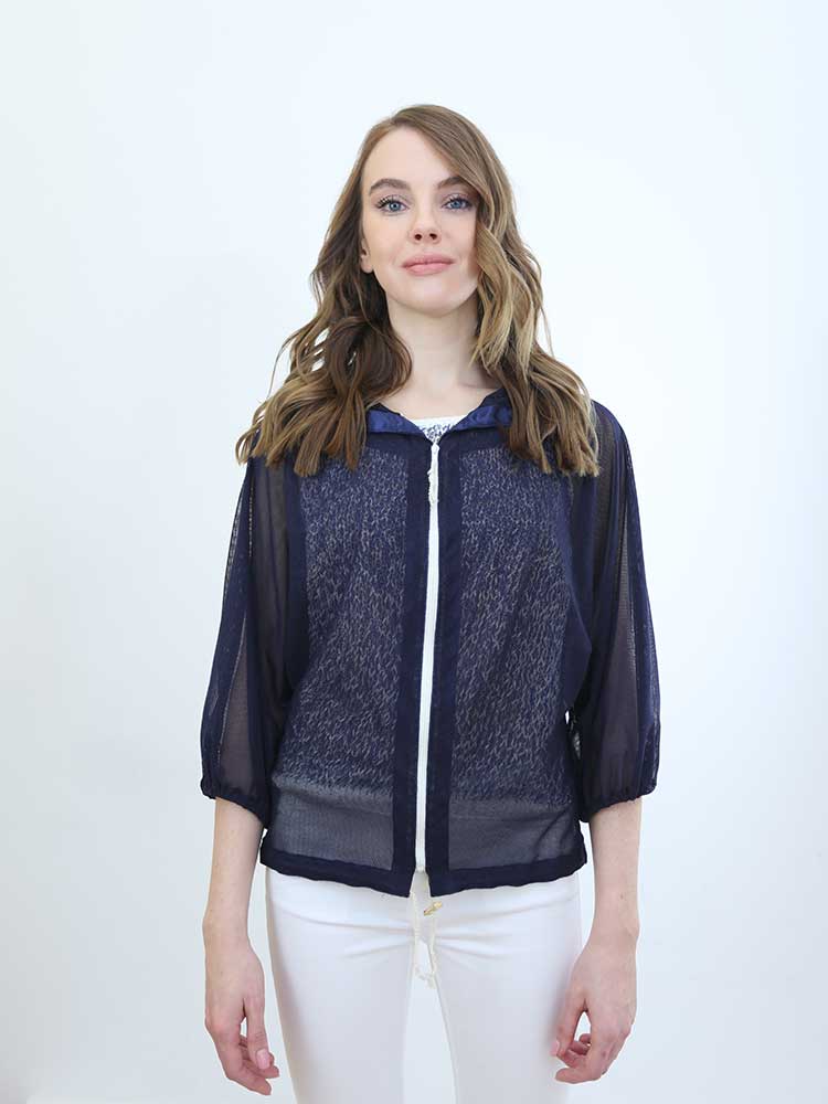 Tricot à Porter BOMBER IN RETE Offerta speciale della fabbrica