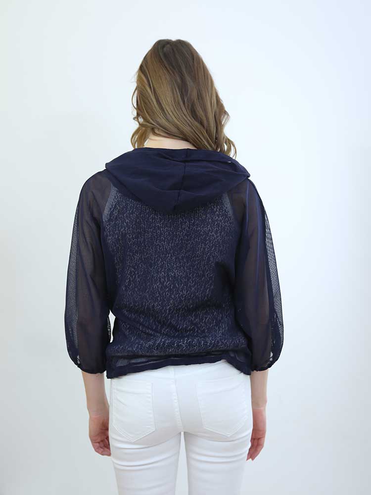 Tricot à Porter BOMBER IN RETE Offerta speciale della fabbrica