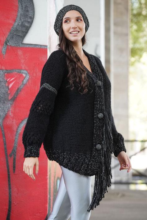 Tricot à Porter Asymmetrical cardigan Sconto