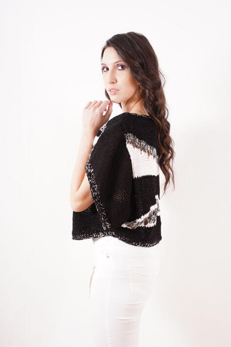 Tricot à Porter Bat sweater Vendita Economica