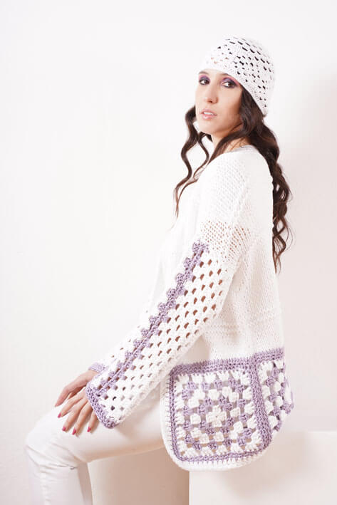 Tricot à Porter Cardigan tile Negozio