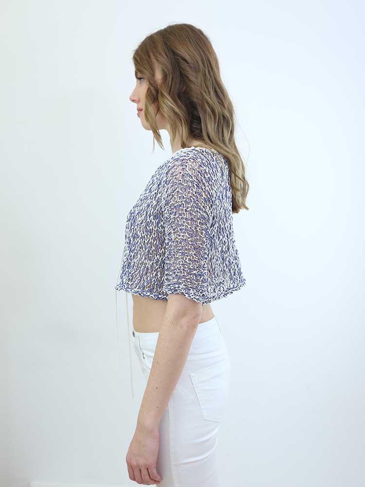 Tricot à Porter MAGLIA CUBE CROPPED MANICA CORTA Convenienza