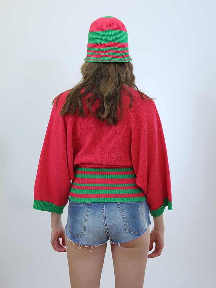 Tricot à Porter MAGLIA PIPISTRELLO FASCIA ALTA IN VITA Sconto