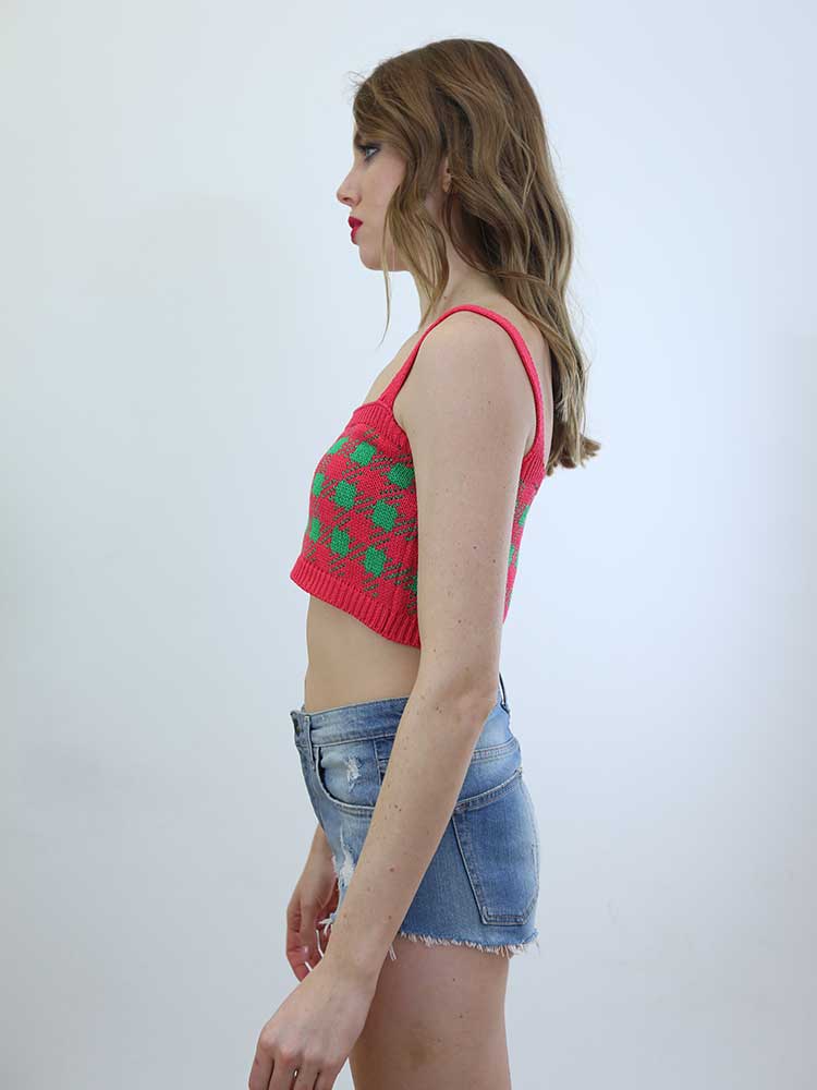 Tricot à Porter TOP CROPPED Negozio