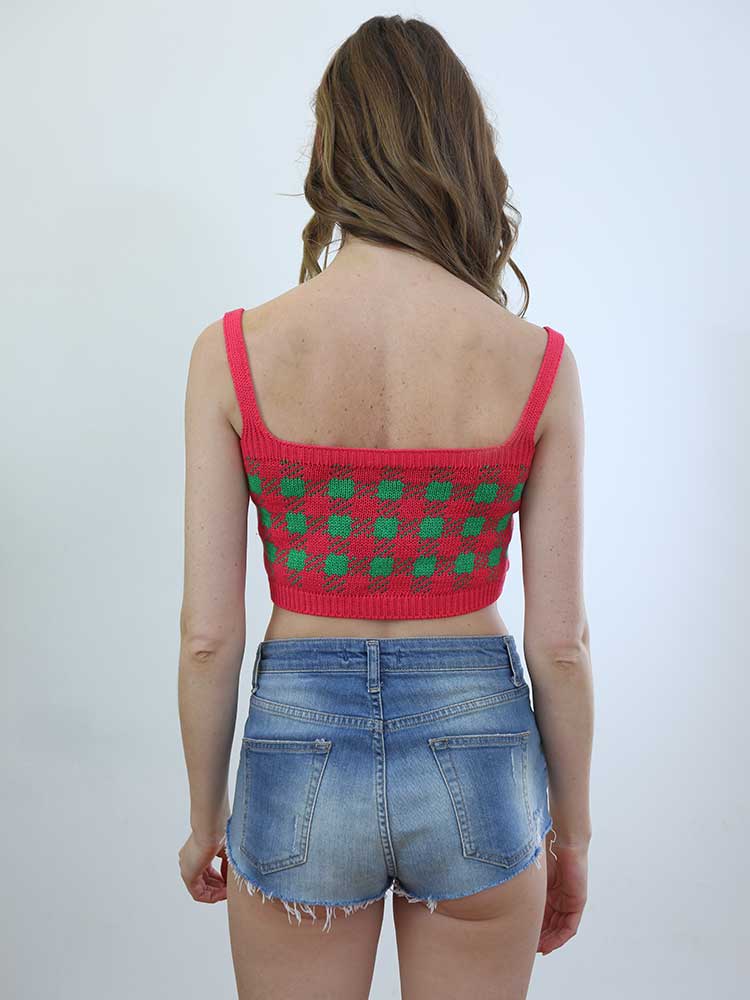 Tricot à Porter TOP CROPPED Negozio